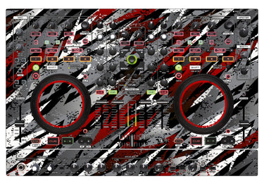 Denon DJ MC 6000 MK2 Skin Sparkasm Red